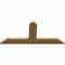 Ekena Millwork Portland Timber Gable Bracket, Western Red Cedar, 48"W x 22"H x 1 1/2"D x 5 1/2"F, 11/12 Pitch GBW048X22X0206POR00SWR - alternate 5